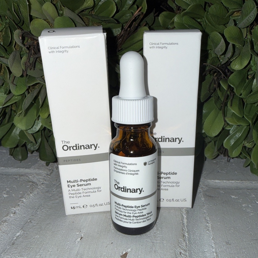 THE ORDINARY Multi-Peptide Eye Serum 0.5 oz 15ml New - LOT OF 2